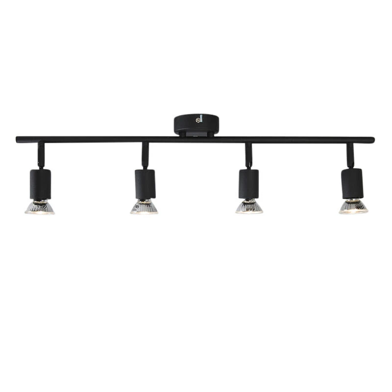 Neu 🤩 QAZQA Industriestrahler schwarz kippbar - Jeany 4 🧨 6 Neu 🤩 QAZQA Industriestrahler schwarz kippbar - Jeany 4 🧨 – Bild 6