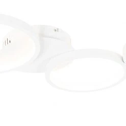 Auslauf 🔔 QAZQA Deckenleuchte weiß inkl. LED 3-stufig dimmbar 3-Licht - Pande 👏 -Deckenleuchten Verkaufs-Shop 9376 102943 2