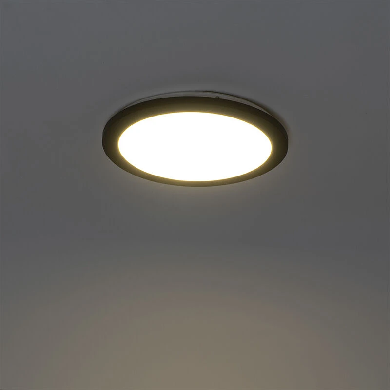 Blitzangebot 🥰 QAZQA Deckenleuchte schwarz 30 cm inkl. LED 3-stufig dimmbar IP44 - Steve 🎉 11 Blitzangebot 🥰 QAZQA Deckenleuchte schwarz 30 cm inkl. LED 3-stufig dimmbar IP44 - Steve 🎉 – Bild 11