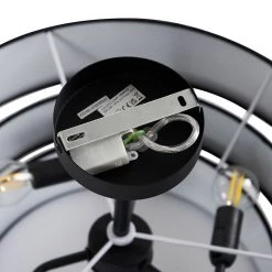 Angebote 🛒 QAZQA Moderne Deckenleuchte schwarz 45 cm 3-flammig - Drum Trio 🧨 17 Angebote 🛒 QAZQA Moderne Deckenleuchte schwarz 45 cm 3-flammig - Drum Trio 🧨 -Deckenleuchten Verkaufs-Shop 9452 104415 7