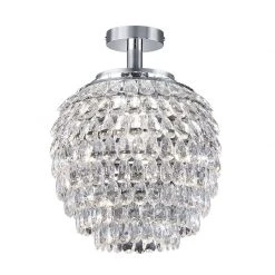 Auslauf ⭐ Trio Leuchten Klassische runde Deckenleuchte Chrom - Petty 🎁