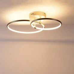 Blitzangebot ⭐ QAZQA Design Deckenleuchte Stahl inkl. LED 3-stufig dimmbar 2-Licht - Joaniqa ❤️ -Deckenleuchten Verkaufs-Shop 9459 103414 11