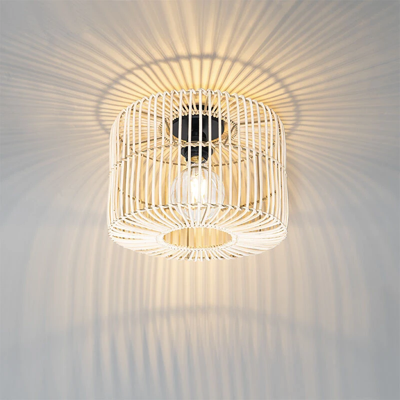 Angebote 🌟 QAZQA Orientalische Deckenlampe aus Rattan - Maud ⭐ 11 Angebote 🌟 QAZQA Orientalische Deckenlampe aus Rattan - Maud ⭐ – Bild 11