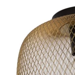 Auslauf 👏 QAZQA Modernes Schwarz mit goldener Deckenleuchte - Bliss Mesh 💯 19 Auslauf 👏 QAZQA Modernes Schwarz mit goldener Deckenleuchte - Bliss Mesh 💯 -Deckenleuchten Verkaufs-Shop 9468 98919 6