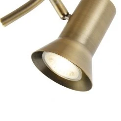 Beste Bewertungen von 👏 QAZQA Deckenstrahler bronze dreh- und schwenkbar curl - Karin 3 🎉 -Deckenleuchten Verkaufs-Shop 9495 92945 2