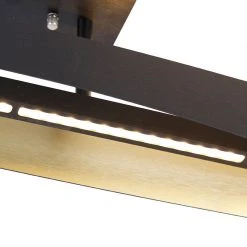 Am billigsten 🎁 MTK Leuchten Moderne Deckenleuchte schwarz inkl. LED 3-stufig dimmbar - Sjaak ⭐ -Deckenleuchten Verkaufs-Shop 9551 103839 6