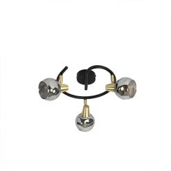 Budget 👏 QAZQA Deckenleuchte schwarz 44,5 cm mit Rauchglas 3-flammig - Vidro 🤩 23 Budget 👏 QAZQA Deckenleuchte schwarz 44,5 cm mit Rauchglas 3-flammig - Vidro 🤩 -Deckenleuchten Verkaufs-Shop 9564 102485 11