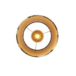 Brandneu 🤩 QAZQA Deckenleuchte schwarzer Samtschirm Blumenmuster 25 cm - Kombi 🥰 -Deckenleuchten Verkaufs-Shop 9566 104214 5