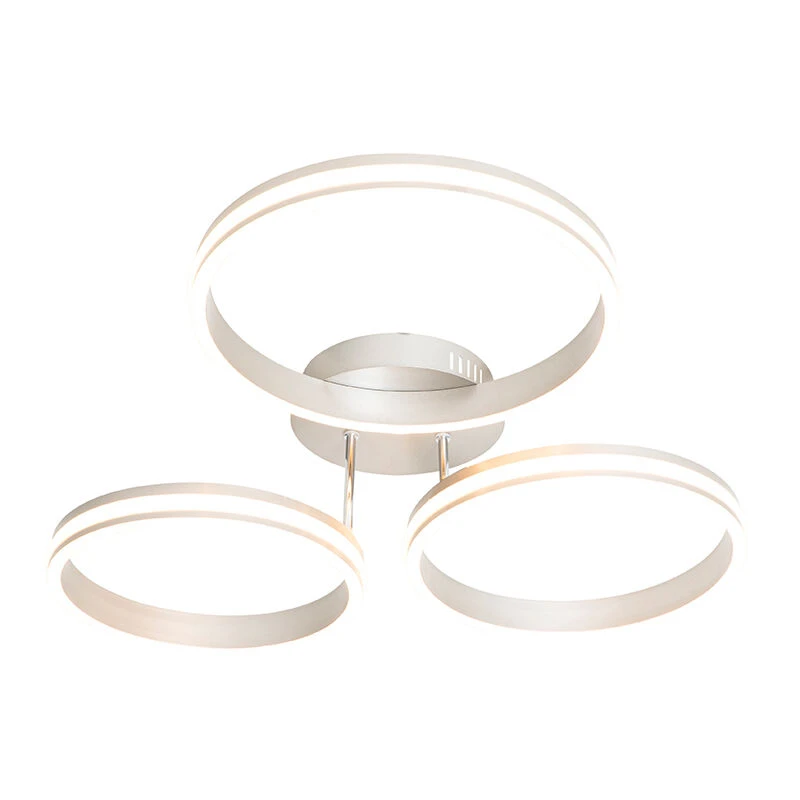 Bestes Angebot 🧨 QAZQA Deckenleuchte Stahl inkl. LED 3-Stufen dimmbar 3-Licht - Navara 🧨 7 Bestes Angebot 🧨 QAZQA Deckenleuchte Stahl inkl. LED 3-Stufen dimmbar 3-Licht - Navara 🧨 – Bild 7