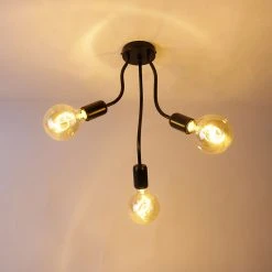 Großhandel ⭐ QAZQA Design Deckenleuchte schwarz 3-Licht - Wimme ⭐ -Deckenleuchten Verkaufs-Shop 9594 102755 8