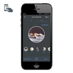 Schlussverkauf 🔔 QAZQA Intelligente Deckenleuchte schwarz mit Holz inkl. WiFi E27 - Arthur 🌟 -Deckenleuchten Verkaufs-Shop 9630 103580 13