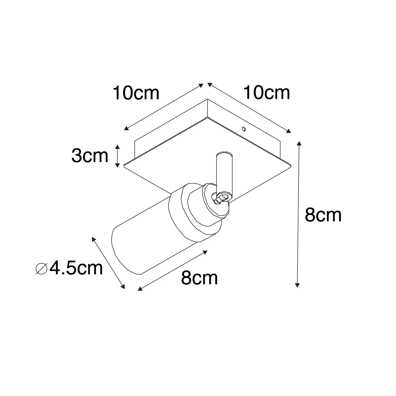 Am billigsten ⭐ QAZQA Moderne badkamer spot zwart IP44 - Japie 💯 4 Am billigsten ⭐ QAZQA Moderne badkamer spot zwart IP44 - Japie 💯 – Bild 4