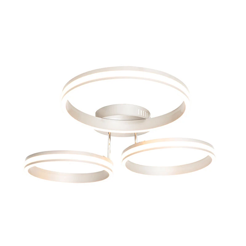 Bestes Angebot 🧨 QAZQA Deckenleuchte Stahl inkl. LED 3-Stufen dimmbar 3-Licht - Navara 🧨 9 Bestes Angebot 🧨 QAZQA Deckenleuchte Stahl inkl. LED 3-Stufen dimmbar 3-Licht - Navara 🧨 – Bild 9