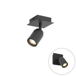 Angebote 😉 QAZQA Professional Moderner Badspot schwarz quadratisch IP44 - Ducha 🛒