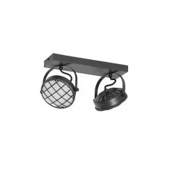 Schlussverkauf 😉 QAZQA Vintage Spot schwarz 2-flammig - Tamina 🥰 -Deckenleuchten Verkaufs-Shop 9703 104426 12