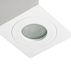 Budget 🎁 QAZQA Modernes Badezimmer vor Ort weißes Quadrat IP44 - Capa 🥰 -Deckenleuchten Verkaufs-Shop 9707 102874 3