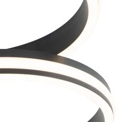 Auslauf 😉 QAZQA Deckenleuchte schwarz inkl. LED 3-Stufen dimmbar 3-Licht - Navara ⭐ -Deckenleuchten Verkaufs-Shop 9709 104003 2