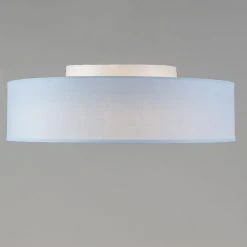 Aktion 🎁 QAZQA Deckenleuchte blau 40 cm inkl. LED - Drum LED 🤩 -Deckenleuchten Verkaufs-Shop 9728 93879 2