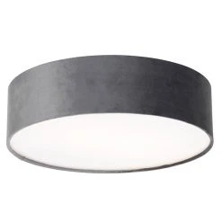 Beste Bewertungen von 😍 QAZQA Plafondlamp grijs 40 cm met gouden binnenkant - Drum 🧨