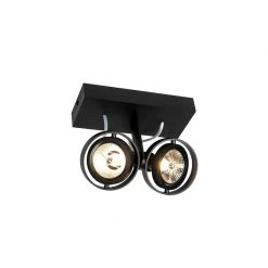 Top 10 👏 QAZQA Professional Modernes Spotschwarz 2-Licht - Master 70 ✔️
