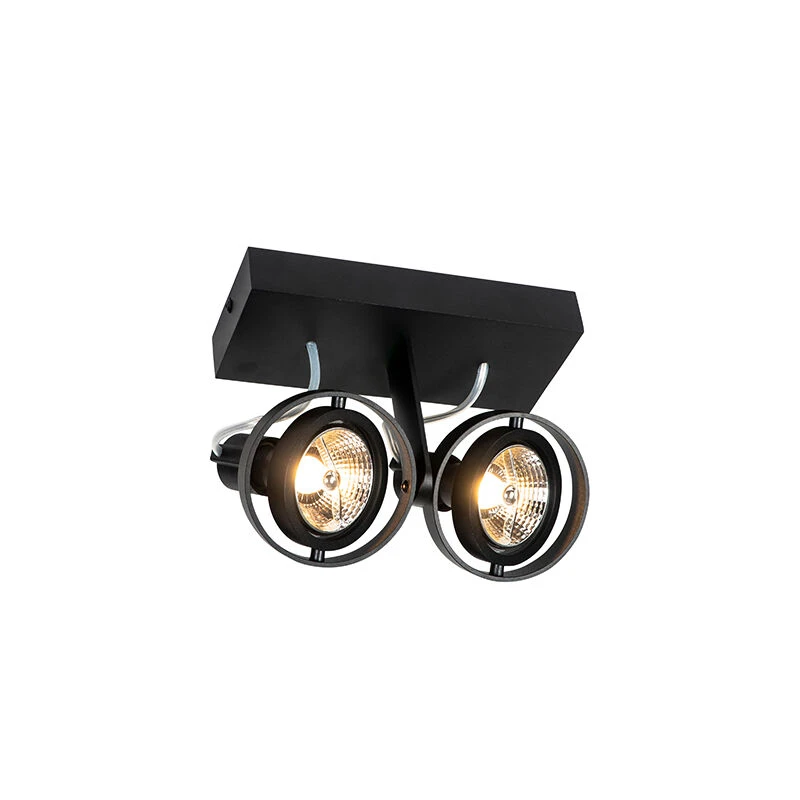 Top 10 👏 QAZQA Professional Modernes Spotschwarz 2-Licht - Master 70 ✔️ 6 Top 10 👏 QAZQA Professional Modernes Spotschwarz 2-Licht - Master 70 ✔️ – Bild 6