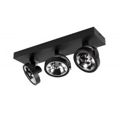 Neu ⭐ QAZQA Designspot schwarz verstellbar 3-flammig inkl. LED - Go 🎉 -Deckenleuchten Verkaufs-Shop 9783 94636 12