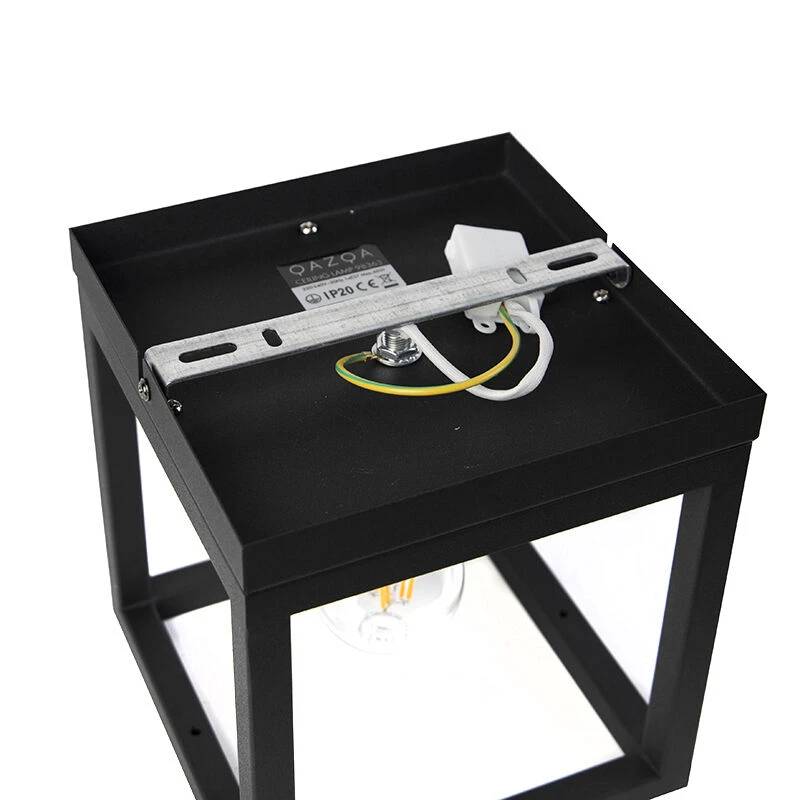 Bestpreis 😉 QAZQA Smart Industrie Deckenleuchte schwarz inkl. WiFi A60 - Käfig 1 🔔 13 Bestpreis 😉 QAZQA Smart Industrie Deckenleuchte schwarz inkl. WiFi A60 - Käfig 1 🔔 – Bild 13