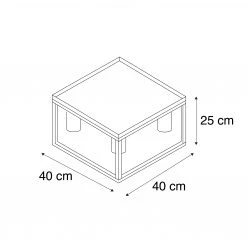 Top 10 🎁 QAZQA Industrielle Deckenlampe schwarz 40 cm 4-flammig - Cage ✨ -Deckenleuchten Verkaufs-Shop 9794 104034 4