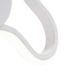 Billig 🔥 QAZQA Moderne Wandleuchte weiß inkl. LED - Plomp 🛒 -Deckenleuchten Verkaufs-Shop 9799 98406 5