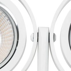 Bestes Angebot ⌛ QAZQA Professional Modernes Spotweiß 2-Licht - Master 70 😉 -Deckenleuchten Verkaufs-Shop 9818 102884 3