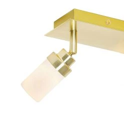 Budget 👏 QAZQA Moderne badkamer spot staal 3-lichts IP44 - Japie 😍 -Deckenleuchten Verkaufs-Shop 9818 105915 2