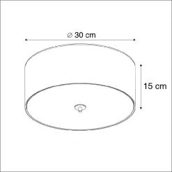 Bestes Angebot 👏 QAZQA Moderne Deckenleuchte rot 30 cm - Drum 💯 7 Bestes Angebot 👏 QAZQA Moderne Deckenleuchte rot 30 cm - Drum 💯 -Deckenleuchten Verkaufs-Shop 9842 45913 3