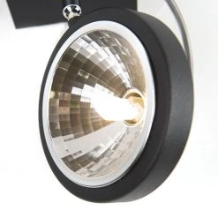 Am billigsten ⌛ QAZQA Design Spot schwarz 1-Licht verstellbar - Nox 🧨 -Deckenleuchten Verkaufs-Shop 9842 95795 5