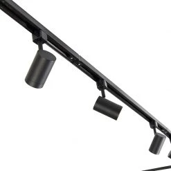 Bester Verkauf 🔥 QAZQA Smart railsysteem zwart 1-fase 10-lichts incl. Wifi GU10 - Jeana 😉 -Deckenleuchten Verkaufs-Shop 9843 106223 4