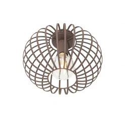 Auslauf 👏 QAZQA Design plafondlamp roestbruin 30 cm - Johanna ⌛ -Deckenleuchten Verkaufs-Shop 9874 105579 6