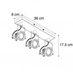 Top 10 👏 QAZQA Industriestrahler anthrazit 3-Licht schwenkbar und neigbar - Suplux 🎉 10 Top 10 👏 QAZQA Industriestrahler anthrazit 3-Licht schwenkbar und neigbar - Suplux 🎉 -Deckenleuchten Verkaufs-Shop 9883 94740 3