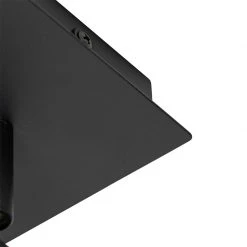 Angebote 😉 QAZQA Professional Moderner Badspot schwarz quadratisch IP44 - Ducha 🛒 -Deckenleuchten Verkaufs-Shop 9935 105233 6