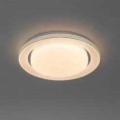 Großhandel ⌛ QAZQA Deckenleuchte weiß 38 cm inkl. LED mit Fernbedienung - Jochem 🔥 26 Großhandel ⌛ QAZQA Deckenleuchte weiß 38 cm inkl. LED mit Fernbedienung - Jochem 🔥 -Deckenleuchten Verkaufs-Shop 9937 103956 11