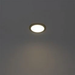 Coupon 🎁 QAZQA Deckenleuchte schwarz 22,5 cm inkl. LED 3-stufig dimmbar IP44 - Steve 🌟 -Deckenleuchten Verkaufs-Shop 9953 102736 9