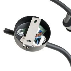 Bester Verkauf 🎁 QAZQA Moderne plafondlamp zwart met goud 3-lichts - Lofty ✔️ -Deckenleuchten Verkaufs-Shop 9979 105424 11