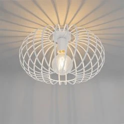 Rabatt ⭐ QAZQA Design plafondlamp wit 39 cm - Johanna 👍 -Deckenleuchten Verkaufs-Shop 9993 105576 9