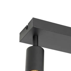 Am billigsten 🧨 QAZQA Moderne spot zwart rechthoekig 2-lichts - Facil 👏 -Deckenleuchten Verkaufs-Shop 9997 105777 4